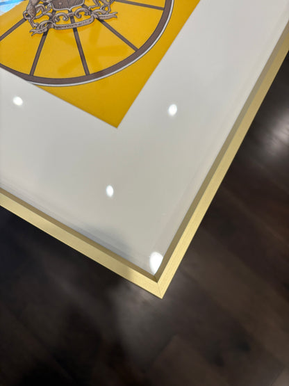Elysian Frame plexiglass replacement for scarf 90 frame, clear protective cover with smooth edges and transparent surface.