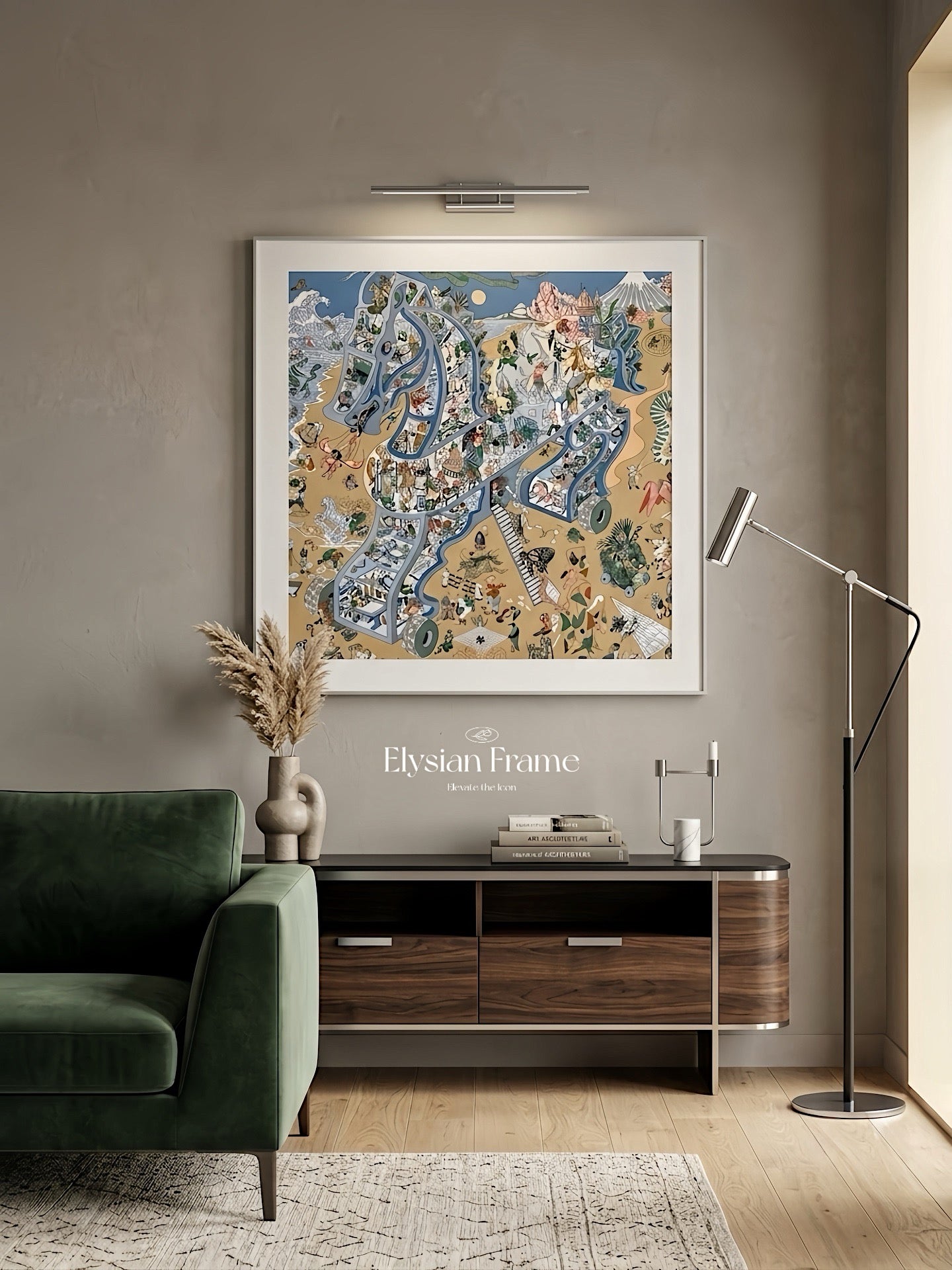 Silk Scarf Frame 90 | Scarf Frame | Display Frame for Hermès Scarf